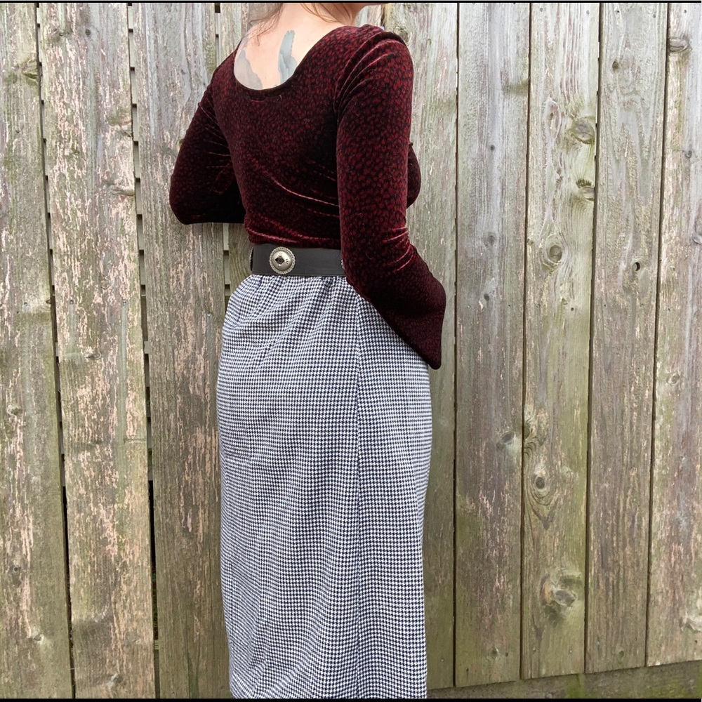 • v i n t a g e • houndstooth midi - Picture 3 of 7